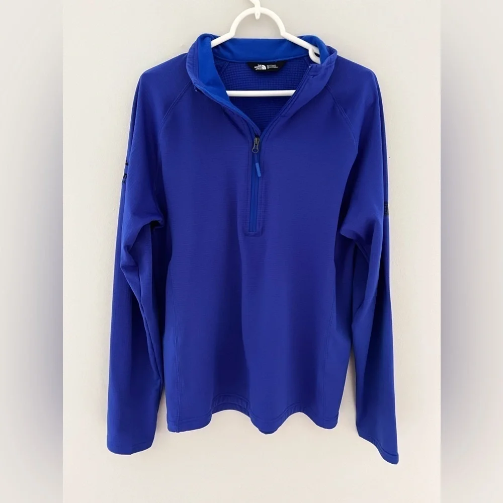 The North Face Stretch 1/4 Zip Fleece Jacket Pullover Size Large